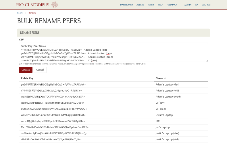 screenshot showing content pasted into the bulk-rename form