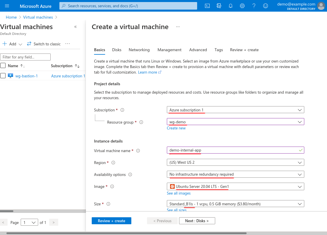 Create a virtual machine: Basics