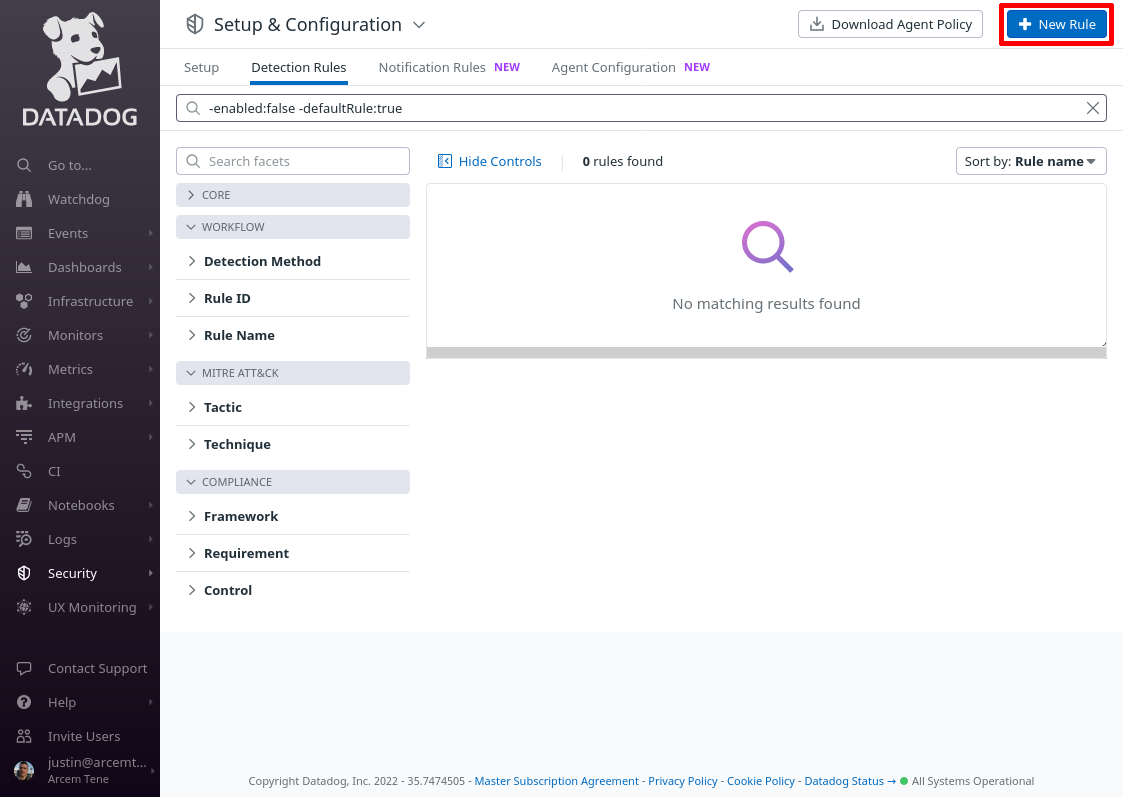 Security Setup & Configuration