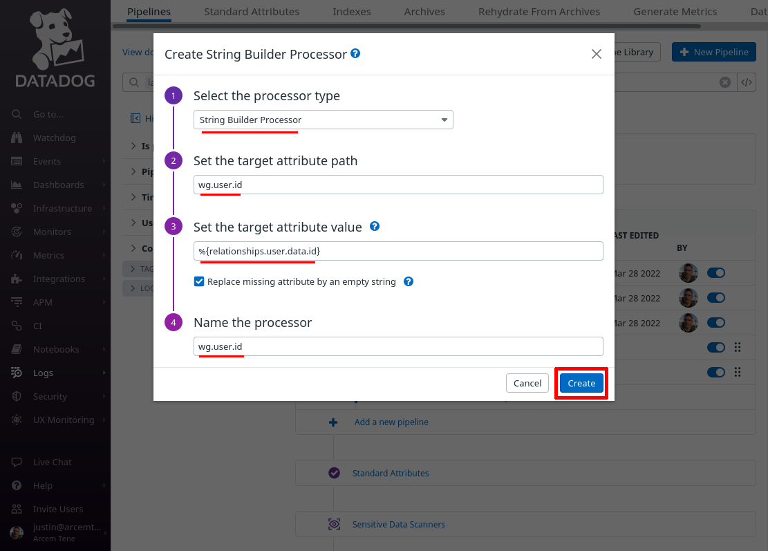 Create String Builder Processor