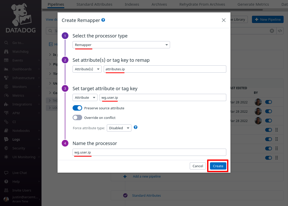 Create Remapper for User IP