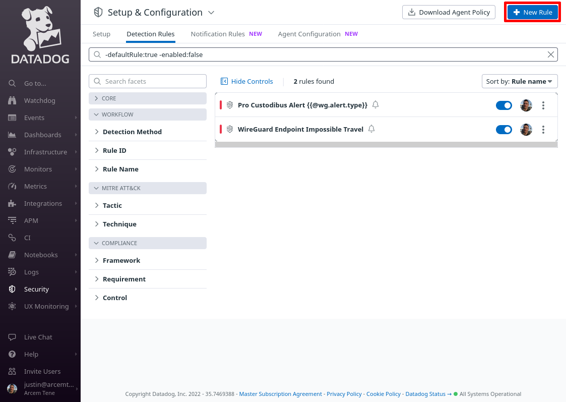 Security Setup & Configuration