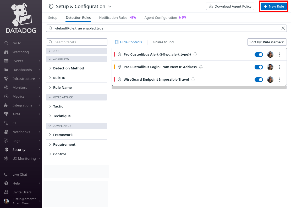 Security Setup & Configuration