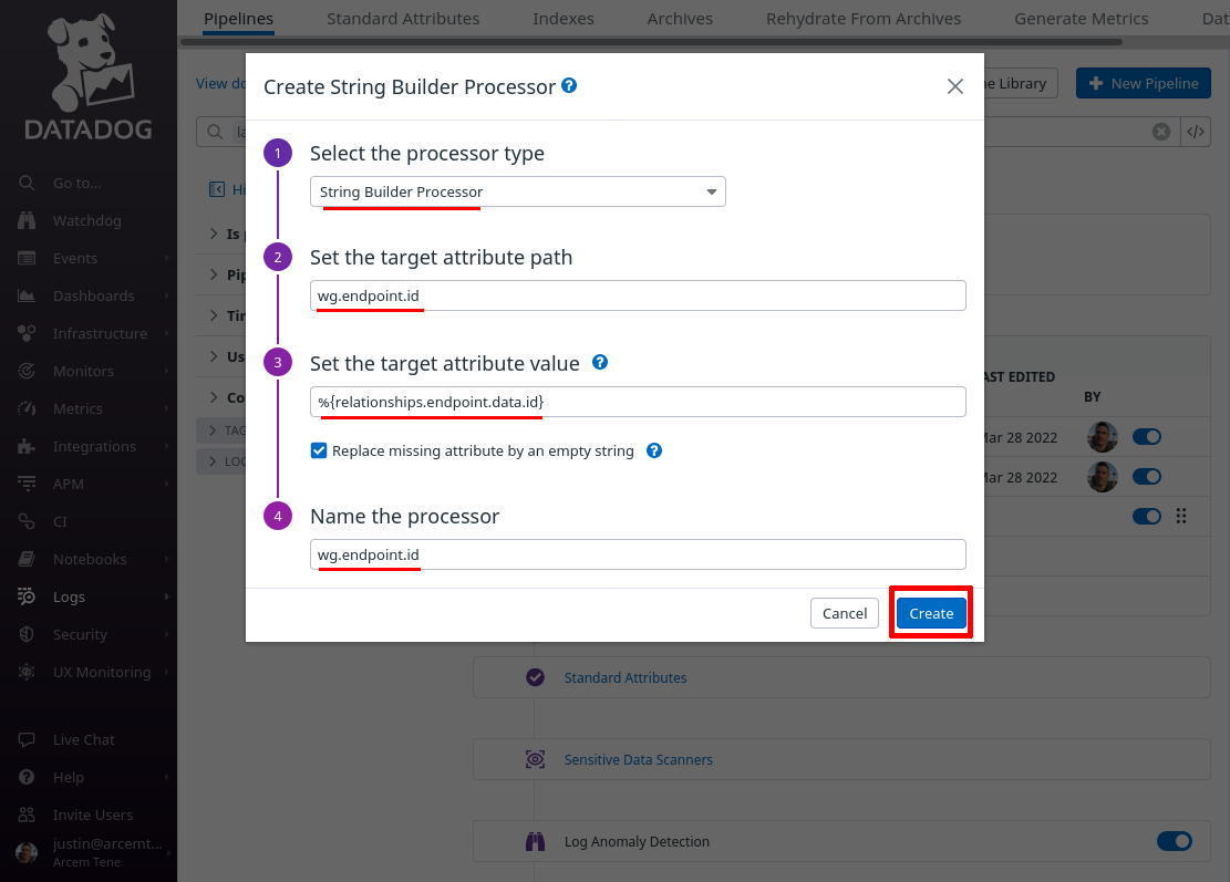 Create String Builder Processor