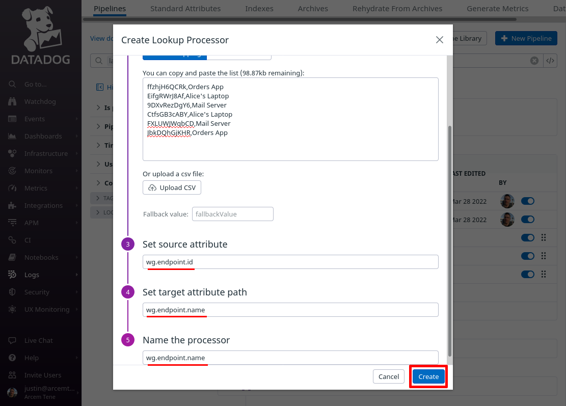 Create Lookup Processor for Endpoint Name pt 2